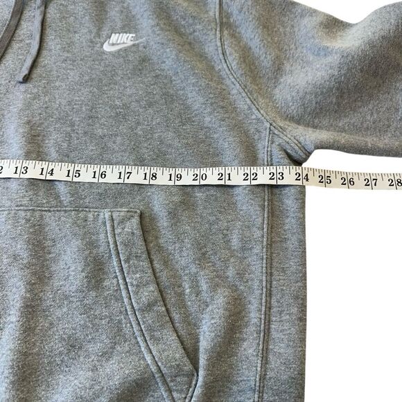 Nike Men's Gray Fleece Sportswear Hoodie, Large - Picture 6 of 7